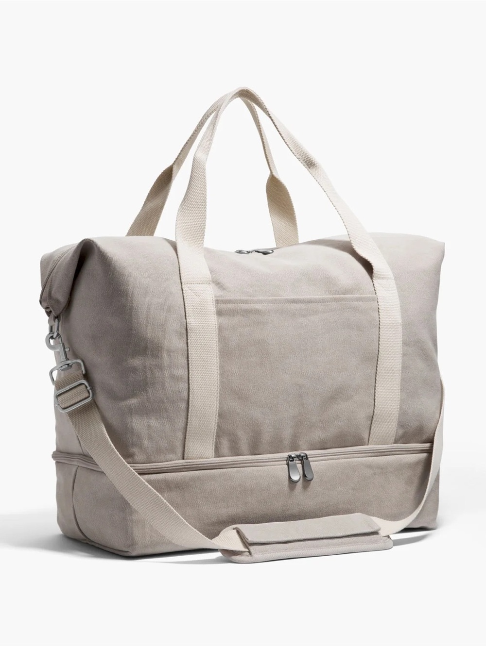 Lo & Sons Catalina Weekender Canvas Weekender in Light Beige